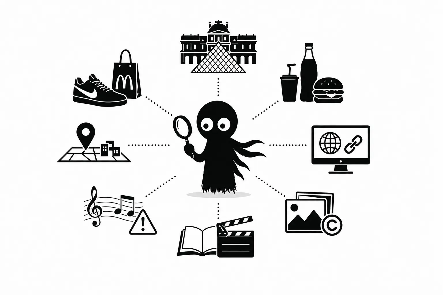 Kiro examine les risques liés aux marques, citations, images et lieux réels dans une œuvre de fiction