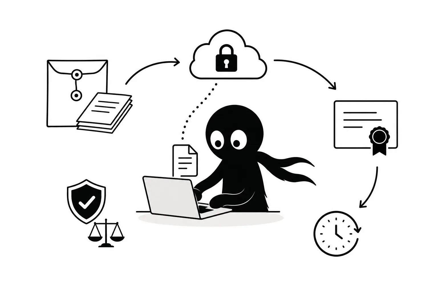 Kiro utilise le service e Soleau pour sécuriser et dater un manuscrit numérique