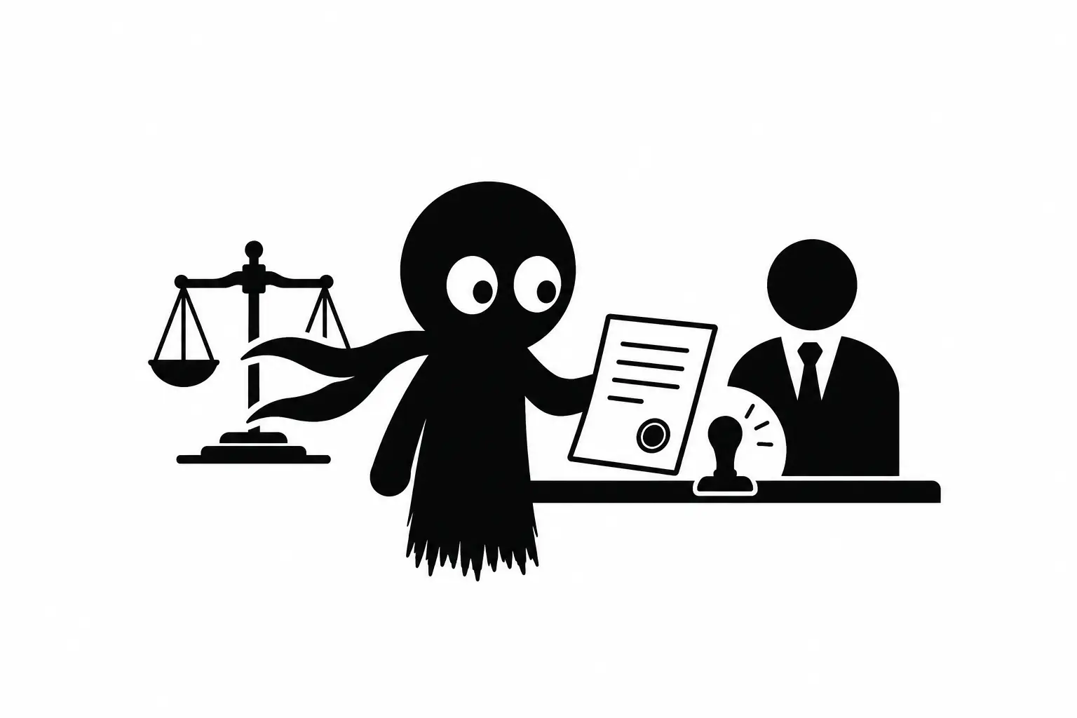 Kiro dépose officiellement son manuscrit auprès d’un officier ministériel pour garantir une preuve juridique irréfutable