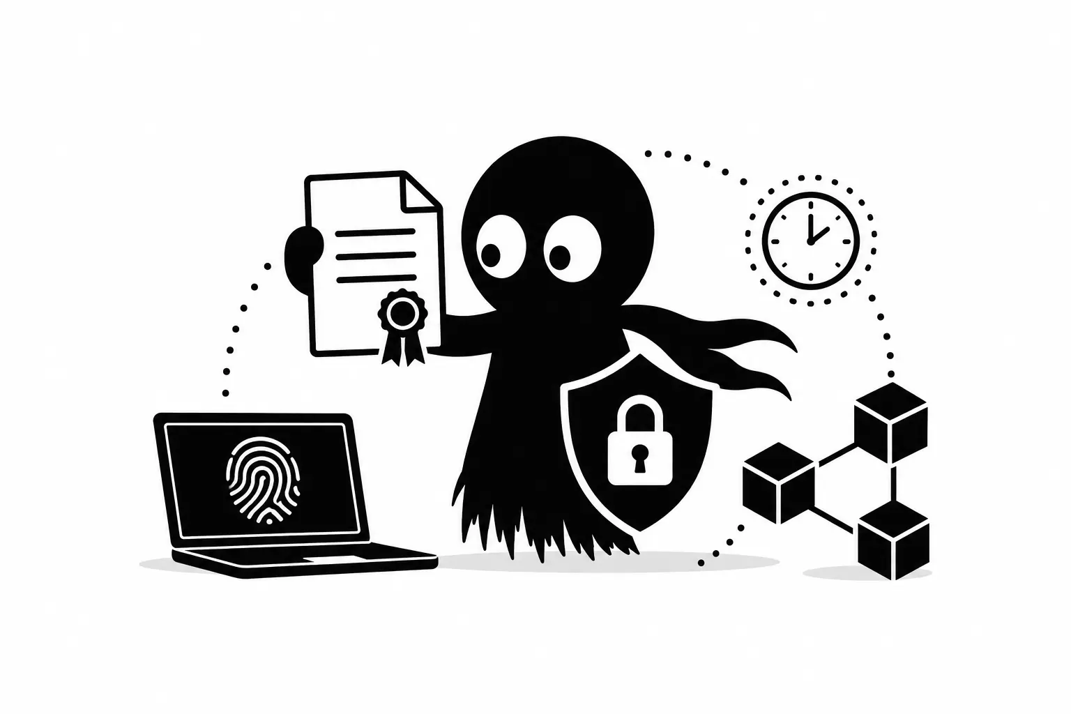 Kiro protège numériquement son manuscrit grâce à la blockchain et à un système d’horodatage sécurisé