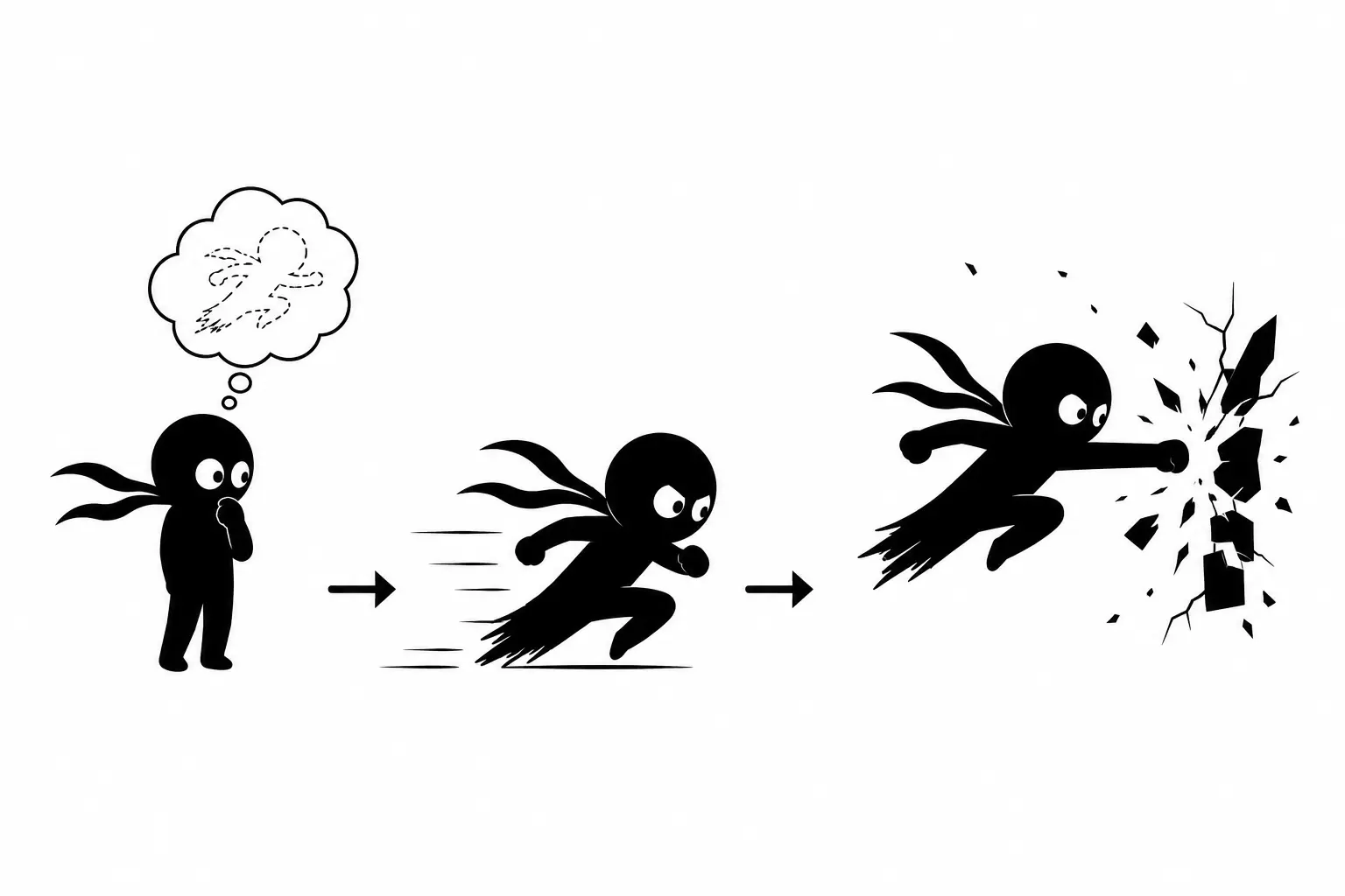 Kiro passe de la réflexion à l’action immédiate dans une séquence rapide et fluide