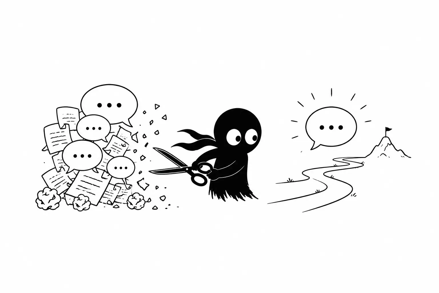 Kiro coupe les dialogues inutiles pour ouvrir un chemin clair vers une narration plus dynamique et efficace