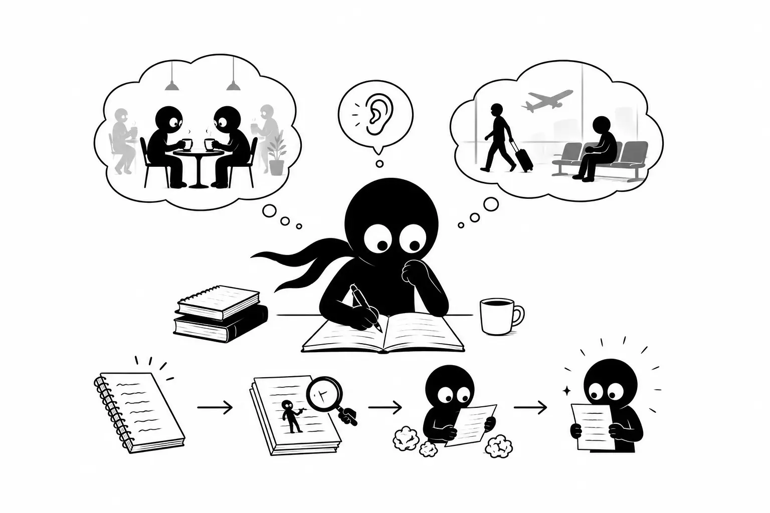 Kiro observe des conversations et révise ses dialogues pour créer des voix naturelles et immersives