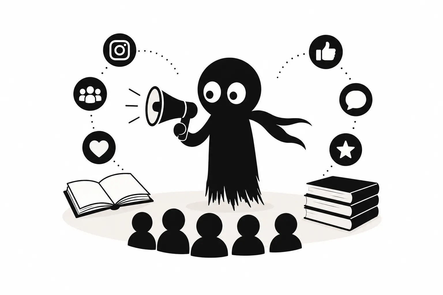 Kiro présente son livre et développe sa communauté de lecteurs sur les réseaux sociaux