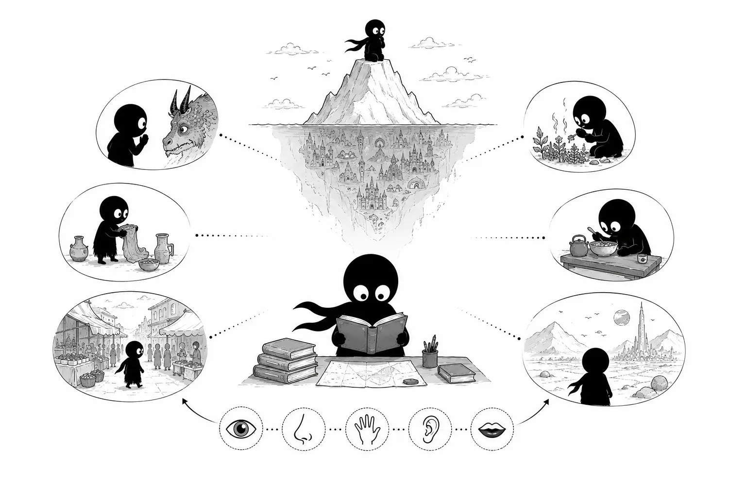 Kiro découvre les secrets de l’immersion narrative et de la construction progressive d’un univers de fiction