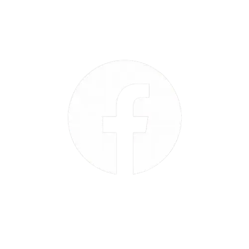 Icône Facebook minimaliste sur fond clair